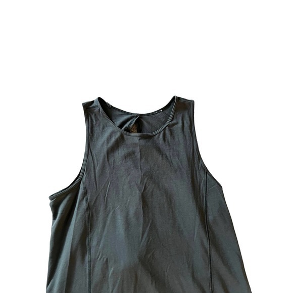 Lululemon Dark Grey Cotton Tank - Picture 2 of 7